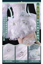 1/3 Delusion Genshin Impact Lynette Fanart Angel Neko Cosplay Costume